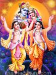 Radha Krishna Gaura Nitai Canvas Art 18x24