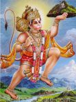 Hanuman Herb Mountain Canvas Art 12x16