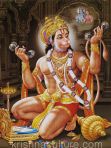 Hanuman Bhajan Canvas Art 18X24"