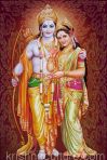 Sita Rama Canvas Art 16x24