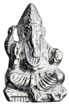 Ganesh Hanging Sterling Silver Pendant