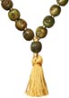 Green Sandalwood Om Beads (Assorted Sizes)