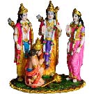Sita Rama and Hanuman Statues