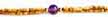 Triple-strand Natural Tulasi, Amethyst