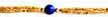 Triple-strand Natural Tulasi, Lapis Lazuli