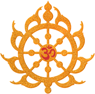 KrishnaCulture: Acrylic Om Chakra 12" KrishnaCulture: Acrylic Om Chakra 12"
