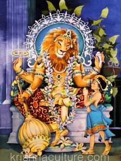 CV76 Prahlad Nrsimha Canvas Art