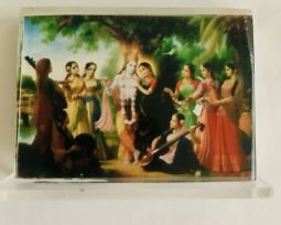 Acrylic Radha Krishna Astasakhis