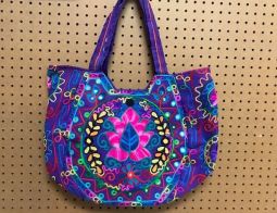 JAIPUR LARGE HANDBAG PURPLE COLOR