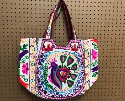 JAIPUR LARGE HANDBAG CREAM COLOR