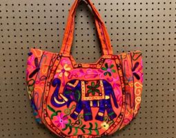JAIPUR LARGE HANDBAG PINKISH ORANGE COLOR