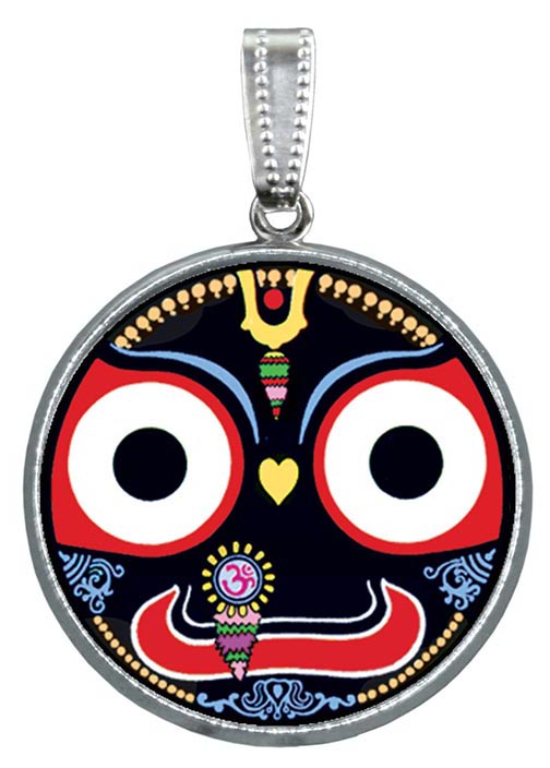 Luminous Lotus Pendant Jagannatha Smile 