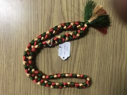 Pavitra Garland Regular Red, Green, Gold 16"