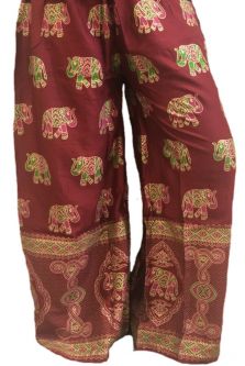 Palazzo Pants Light Chocolate 40" length