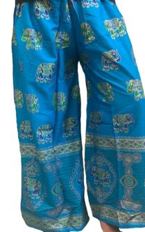 Palazzo Pants Turquoise 40" length