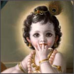 Krishna in Vrindavan